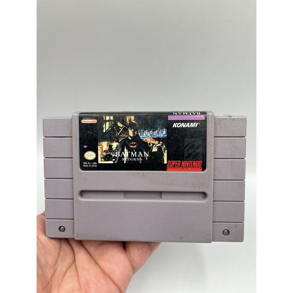 Batman Returns (Super Nintendo, 1992) SNES Cart Only Authentic TESTED - Picture 2 of 6